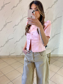 Ladies top-light pink