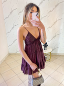 Strappy Tiered Mini Dress