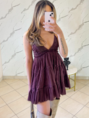 Strappy Tiered Mini Dress