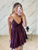 Strappy Tiered Mini Dress