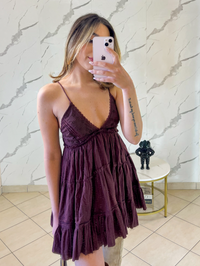 Strappy Tiered Mini Dress